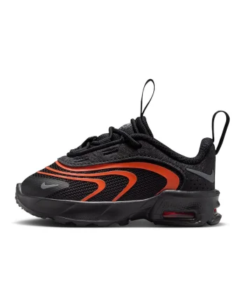 Pantofi sport Air Max Fire din material textil, Negru/Rosu vermillion