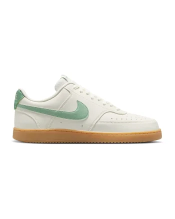 Pantofi sport Court Vision LO V2 din piele ecologica, Verde pal/Crem