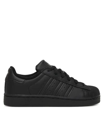 Pantofi sport copii,  Model Superstar, Negru
