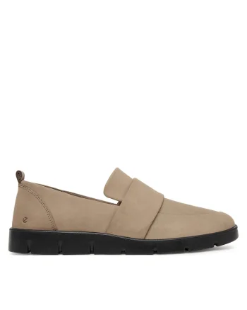 Mocasini de dama,  piele naturala, bej