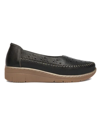 Mocasini dama,  piele naturala, negru