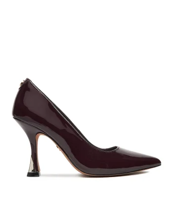 Pantofi  textil, rosu