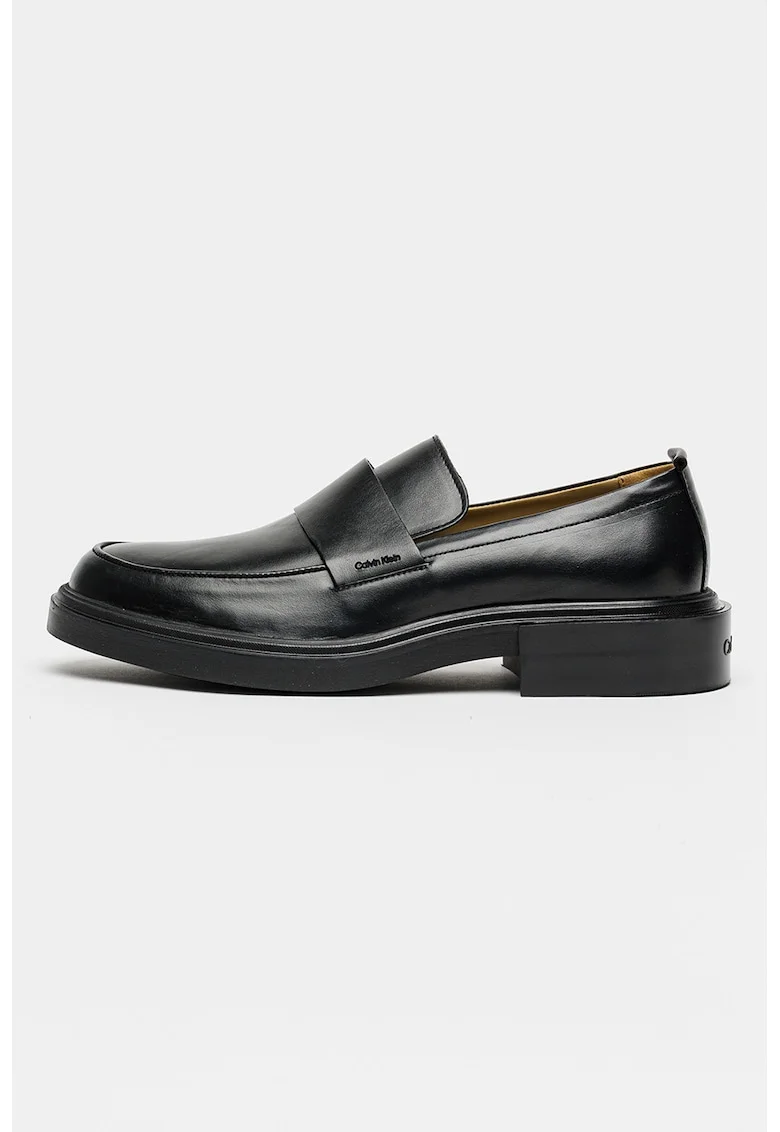 Pantofi loafer din piele, Negru