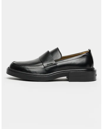 Pantofi loafer din piele, Negru