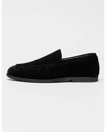 Pantofi loafer din piele intoarsa Low Prof, Negru