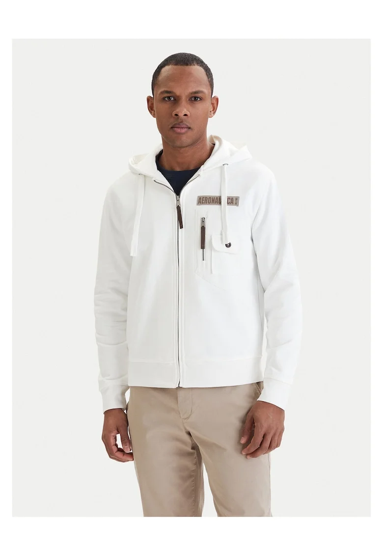 Bluza barbati  alb, Alb