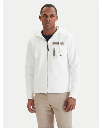 Bluza barbati  alb, Alb