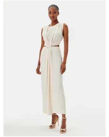 Rochie de seara  Poliester, Ecru
