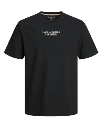 Tricou Barbati, Jack Jones, Bumbac, Negru, Negru