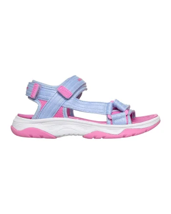 Sandale cu velcro Tread Seeker, Albastru prafuit/Roz