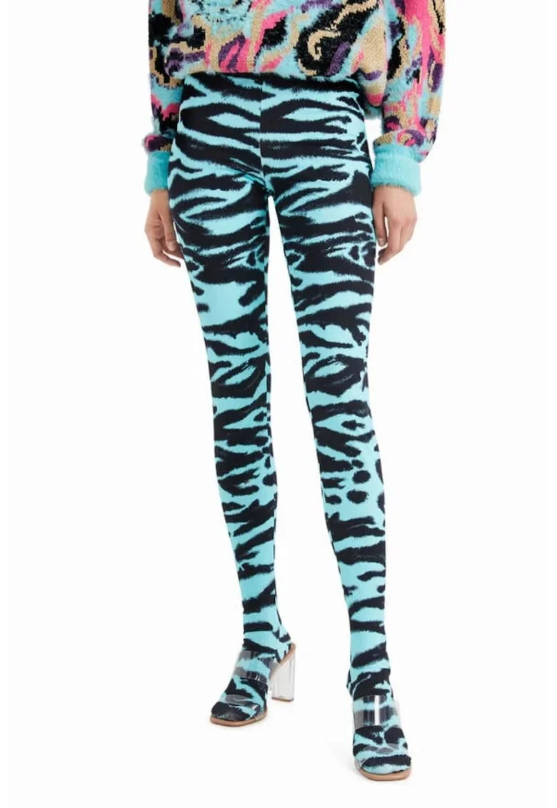 Colanti cu imprimeu zebra  x María Escoté