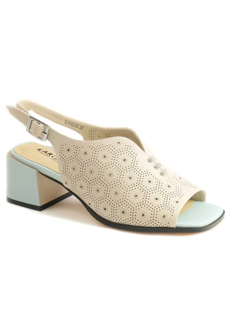 Sandale dama 7QXS60021B 03 N, Bej