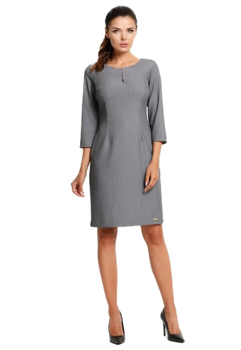 Rochie mini dama Broce A124 gri, Gri