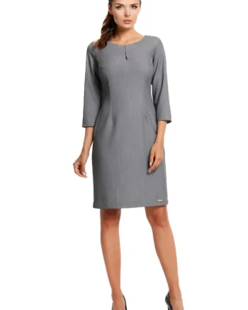 Rochie mini dama Broce A124 gri, Gri