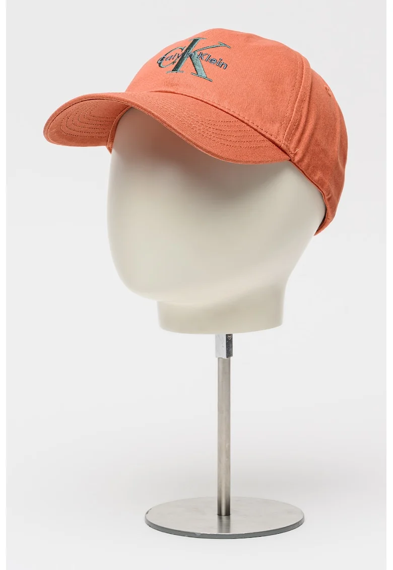 Sapca baseball ajustabila cu logo brodat, Portocaliu persan