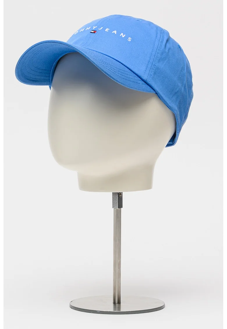 Sapca de bumbac cu logo, Albastru pastel