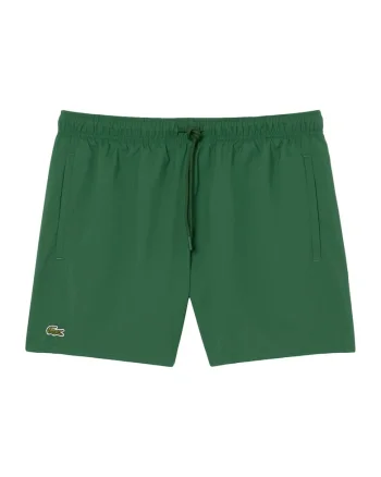 Pantaloni scurti de baie cu logo discret, Verde