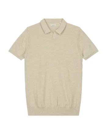 Tricou polo uni, Bej