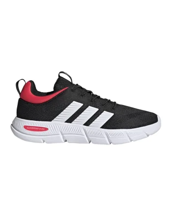 Pantofi sport Cloudfoam Flex low-cut, Rosu/Negru/Alb optic