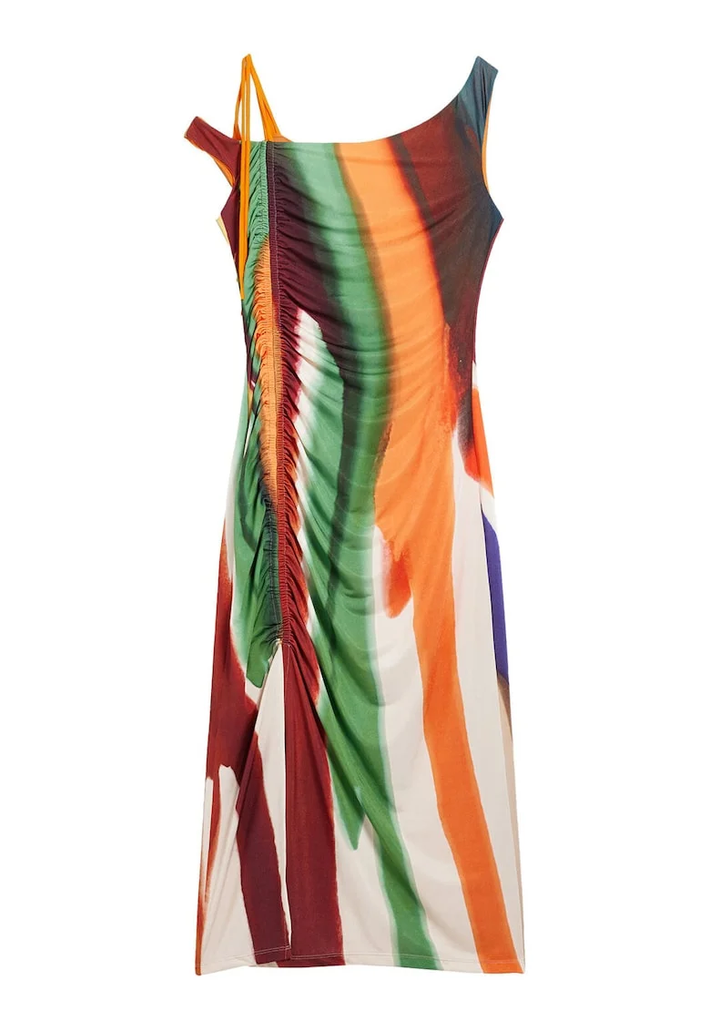Rochie de vara,  multicolor, poliester, Multicolor
