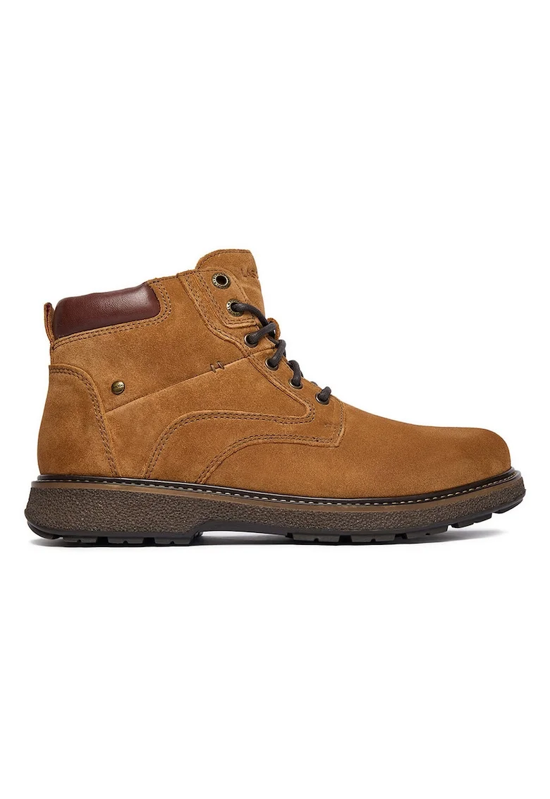 Ghete barbati,  piele maro, Maro