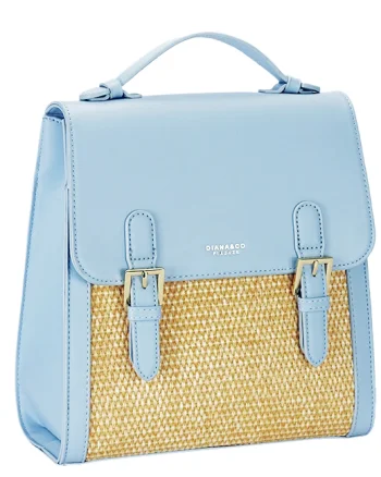 Rucsac albastru deschis cu model impletit DHJ727-3 18