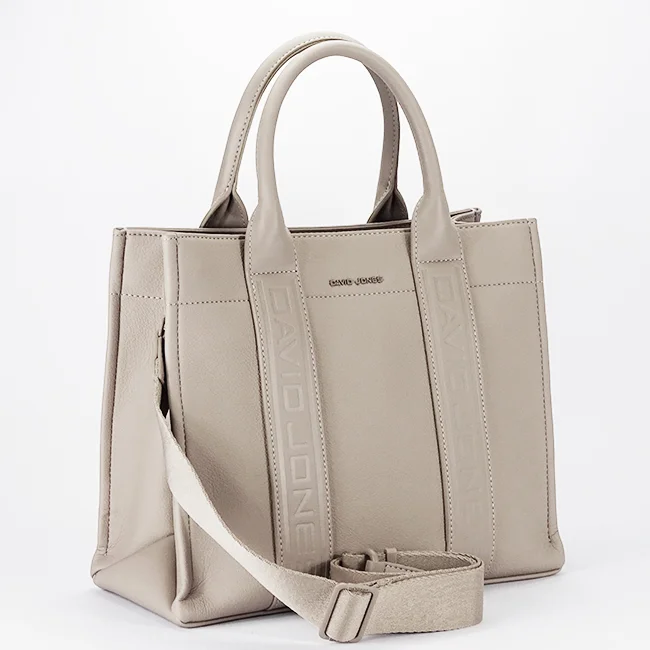 Geanta mare bej David Jones Paris CM7724-1 16