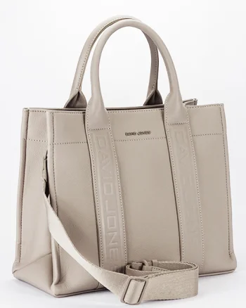Geanta mare bej David Jones Paris CM7724-1 16