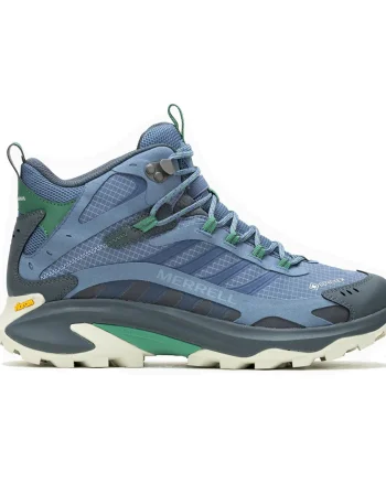 Ghete Merrell Moab Speed 2 Mid GORE-TEX Steel Blue Albastru - Steel Blue