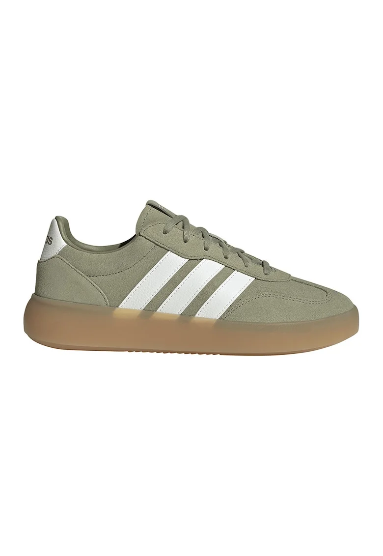 Pantofi sport din piele si piele intoarsa Barreda Decode Lux, Verde pal/Alb optic/Verde fistic