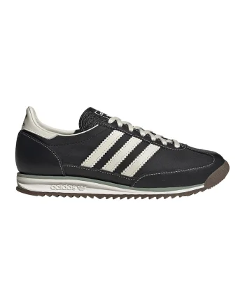 Pantofi sport low-cut din piele SL72, Alb fildes/Negru