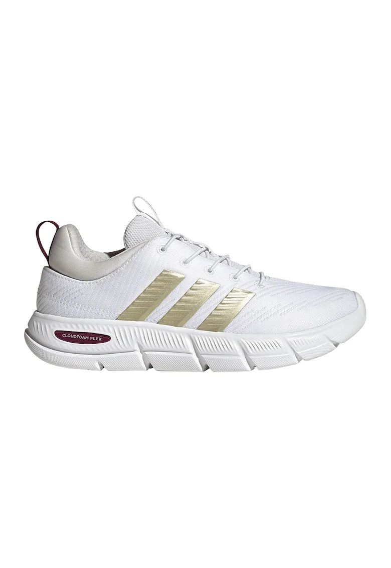 pantofi sport Cloudfoam Flex low-cut din material textil, Auriu/Alb murdar