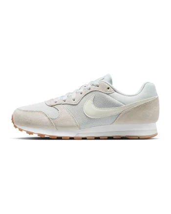 Pantofi sport MD Runner 2 cu garnituri din piele intoarsa, Alb/Alb fildes