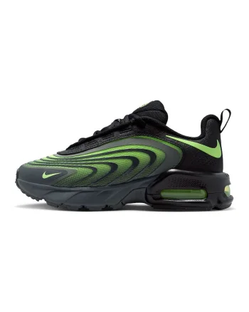 Pantofi sport Air Max Fire, Negru/Verde lime/Gri inchis