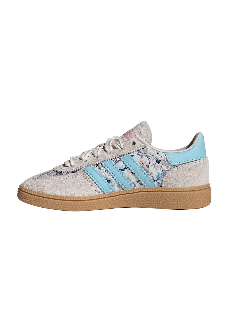 Pantofi sport Spezial C cu imprimeu floral, Alb murdar/Albastru deschis