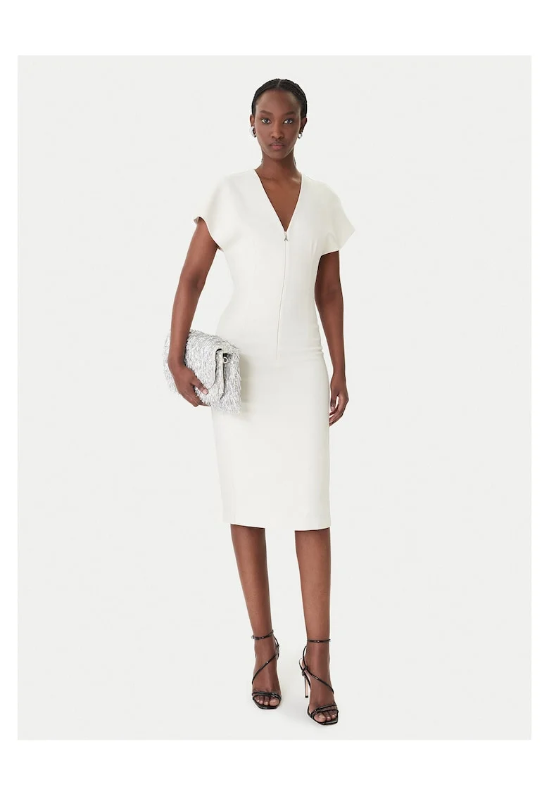 Rochie cocktail  ecru, Ecru