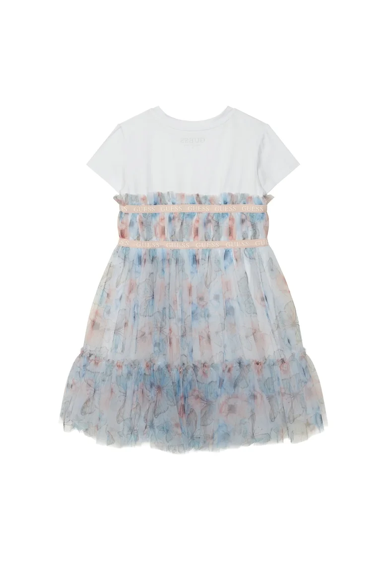 Rochie fete,  din bumbac, Multicolor