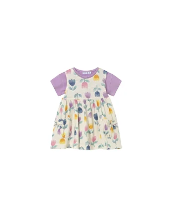 Rochie Fete,  Violet, Bumbac, Violet
