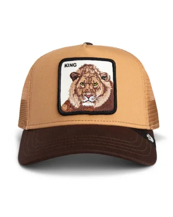 Sapca unisex cu broderie, Galben/Maro camel