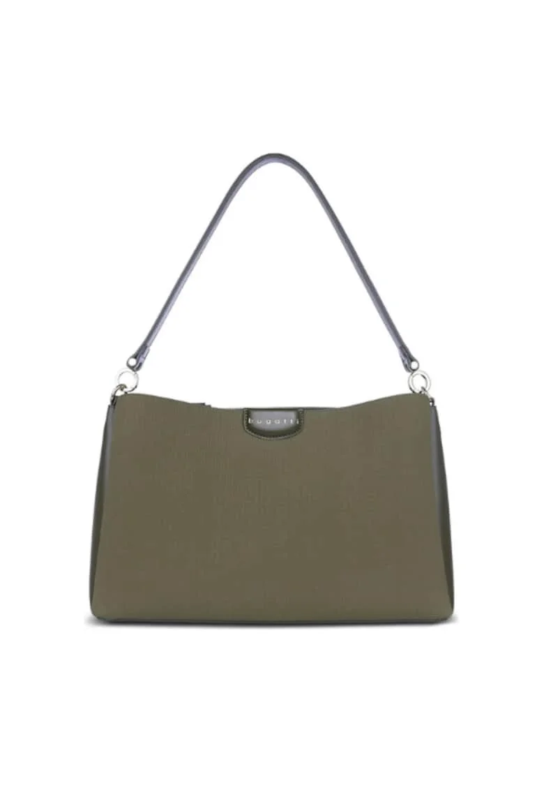 Geanta dama  Leah, compartiment spatios, 496054, Verde masliniu
