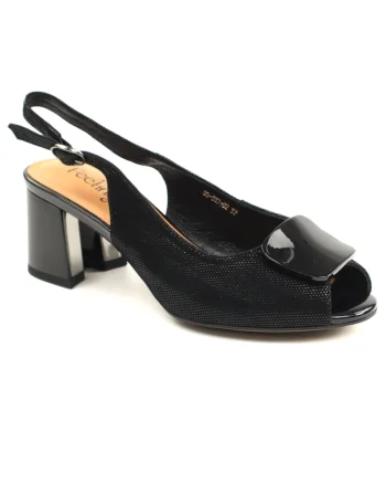 Sandale dama piele naturala 26 537 02, Negru