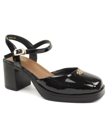 Pantofi dama piele naturala 3533 7, Negru