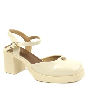 Pantofi dama piele naturala 3533 7, Bej
