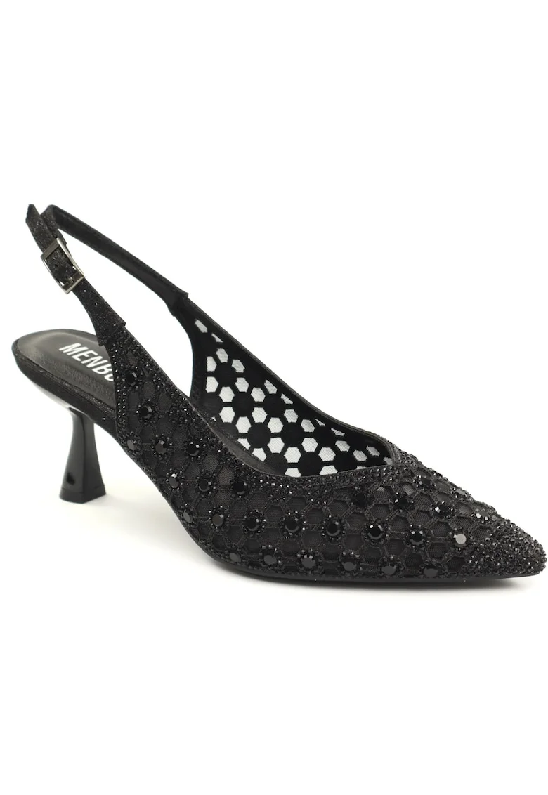 Pantofi dama decupati AM728, Negru