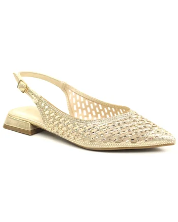 Pantofi dama decupati AM72300, Auriu