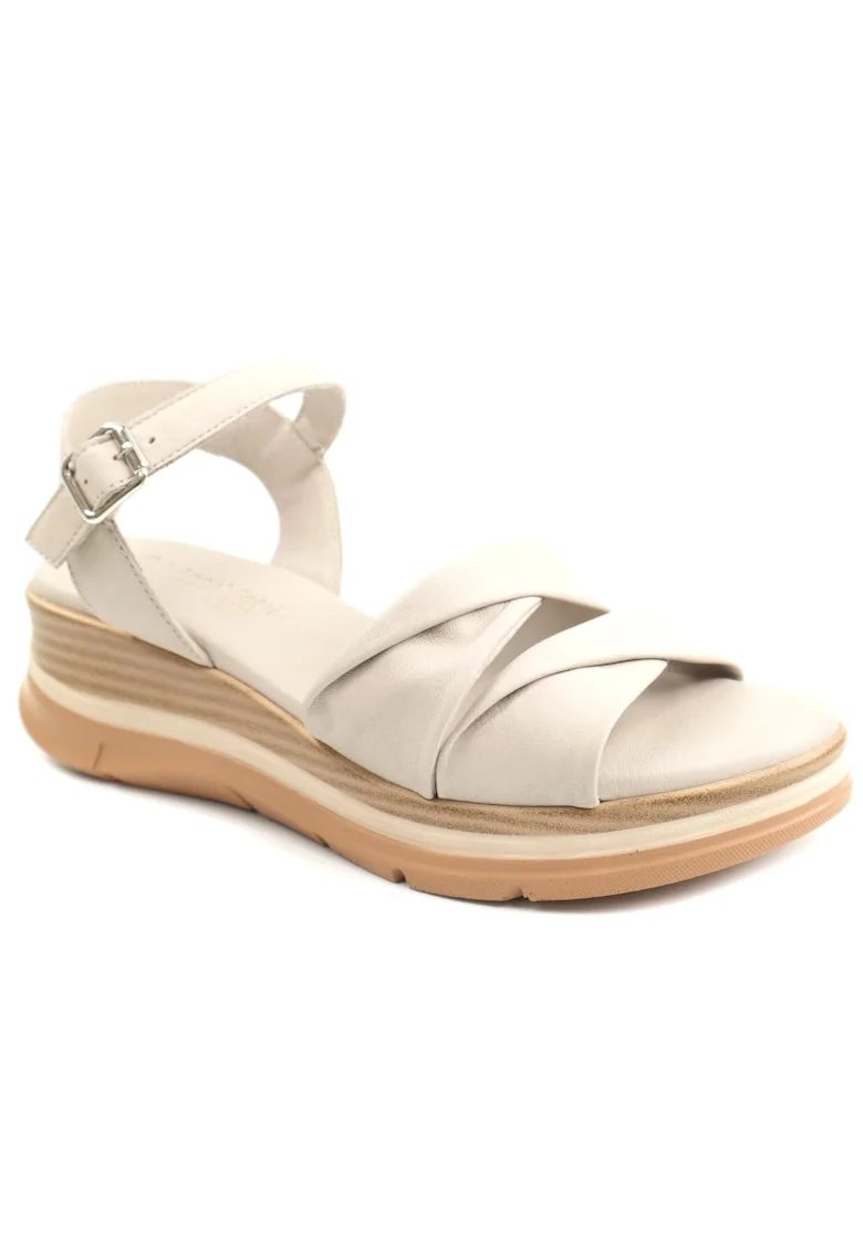 Sandale dama piele naturala D45 2560, Argintiu