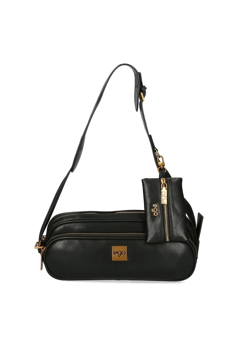 Geanta dama piele naturala negru ECS0025IN 000125JZ, Negru, Universal