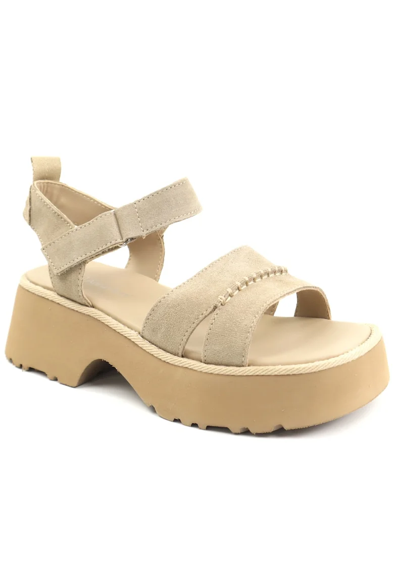 Sandale dama piele naturala D113 OWS003 1BEJ, Bej