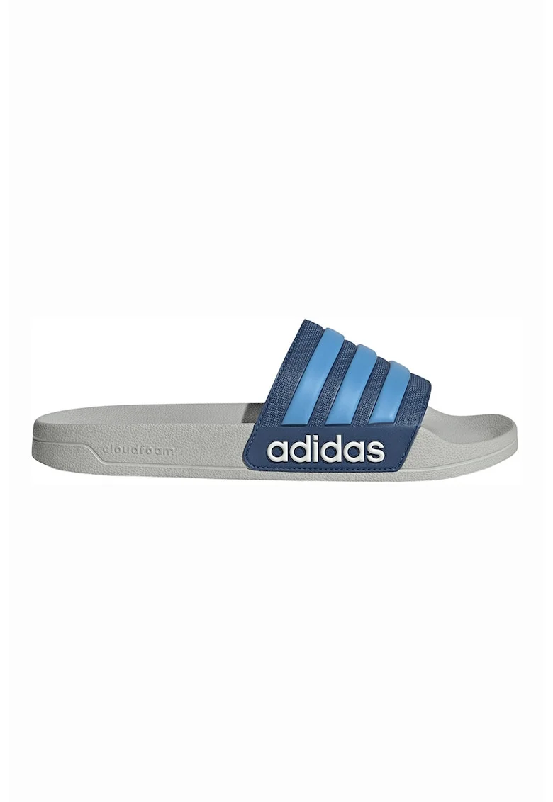 Papuci cu logo Adilette, Albastru deschis/Albastru petrol