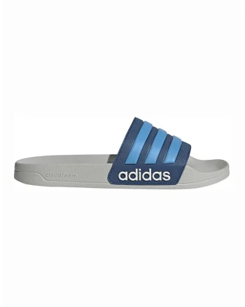 Papuci cu logo Adilette, Albastru deschis/Albastru petrol